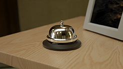 Hotel counter bell